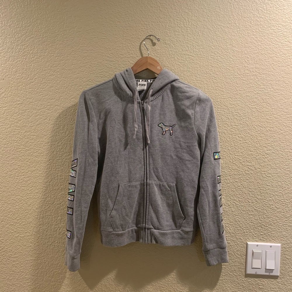 VS pink jacket